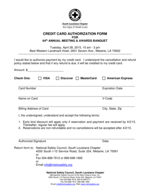 CREDIT CARD AUTHORIZATION bFORMb - MetrosafetyOrg - metrosafety