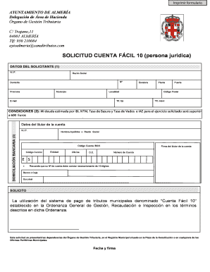 Solicitud Cuenta Fácil 10