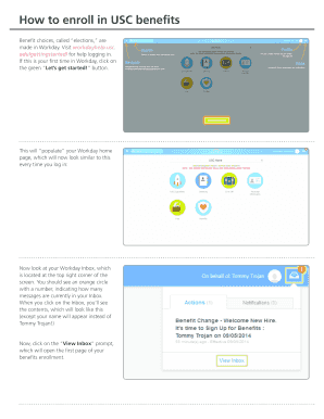 Fillable Online How to enroll in USC benefits Fax Email Print - pdfFiller