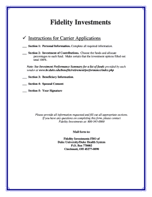 Fidelity 403(b) Custodial Account Application