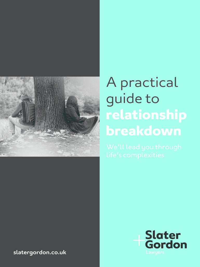 Fillable Online slatergordon co A practical guide to relationship