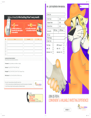 Sharekhan Client Registration Form