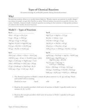 Husky income guidelines 2023 - 21 Types of Chemical Reactions-S - Seabreeze High School