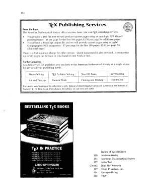 TEX Users Group Membership Application