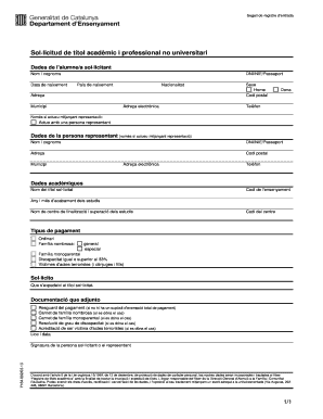 Non-University Academic and Professional Title Application