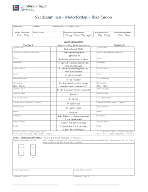 Motor Vehicle Accident Claim Form