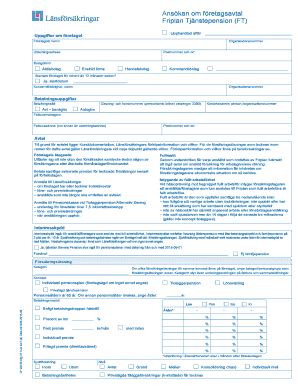 Friplan Pension Application