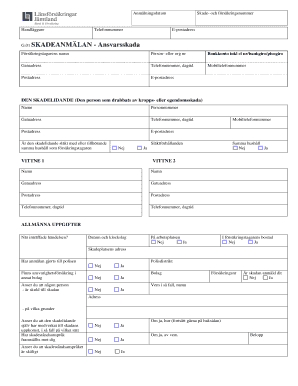 G.01 Accident Claim Form