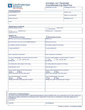 Accident and Sickness Insurance Claim Form
