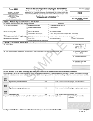 Form 5500 Annual Return/Report of Employee Benefit Plan