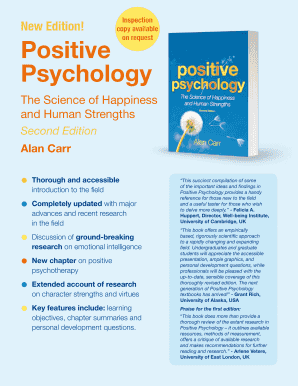 Positive Psychology Book Order Form