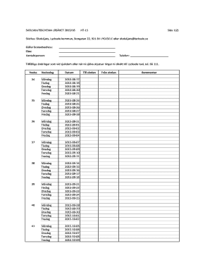 School Transport Schedule