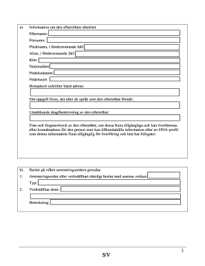 European Arrest Warrant