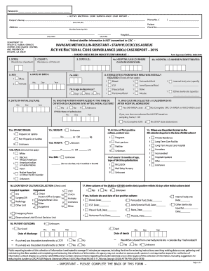 Active Bacterial Core Surveillance Case Report