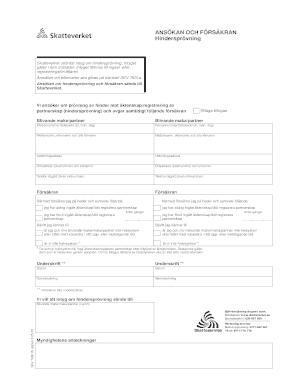 Swedish Marriage Registration Hindrance Check Application