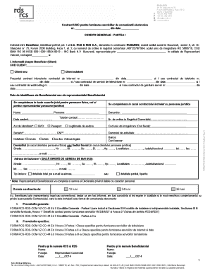 Romanian Electronic Communication Services Contract