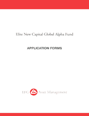 Elite New Capital Global Alpha Fund Application Form