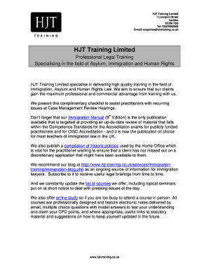 Case Management Review Hearing Checklist