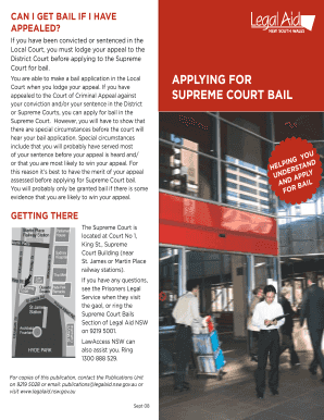 Supreme Court Bail Application Form