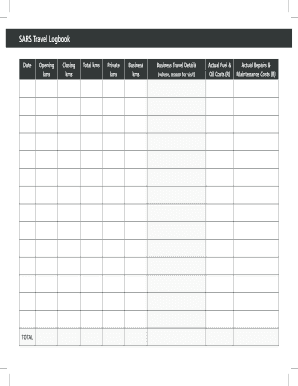 SARS Travel Logbook