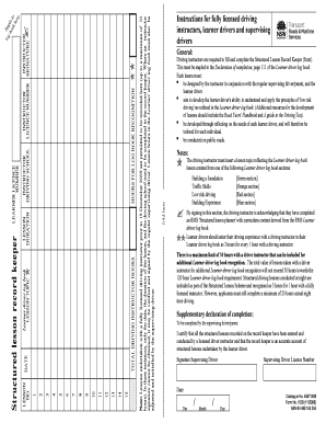Structured Lesson Record Keeper