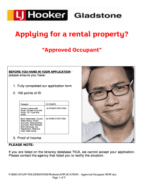 Rental Application Form