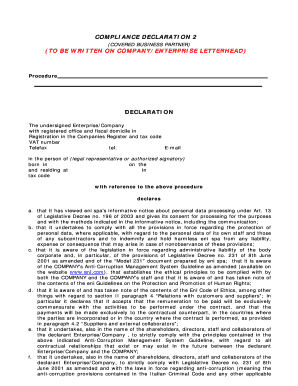 Dichiarazione di Conformità 2