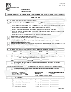 Dichiarazione INPS