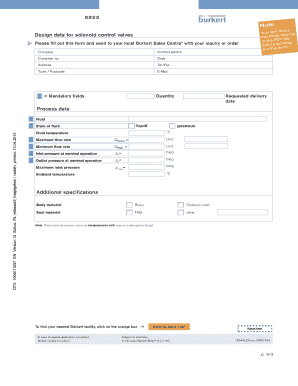 Proportional Valve Control Form