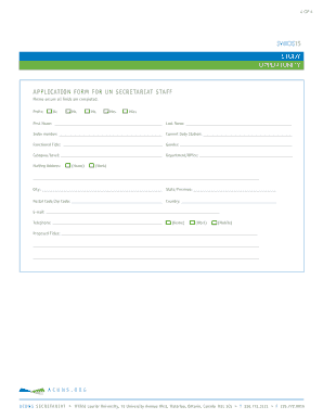Download the Call for UN Call for Applicants PDF - ACUNS