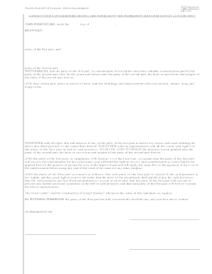 Warranty Deed with Full Covenants