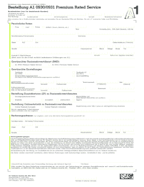 Bestellung eines Basismehrwertdienst (BMD)