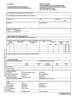 Blood Transfusion Adverse Reaction Report