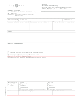 Genetic Testing Request Form