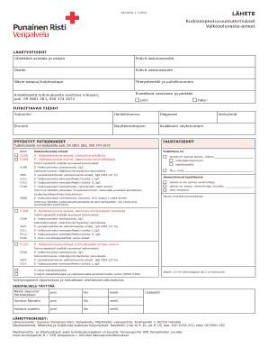 White Blood Cell Antibody Test Request Form