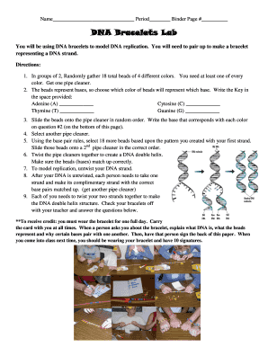 DNA Bracelets Lab