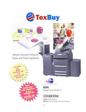 AEPA Copiers and Printing Equipment Purchase Order