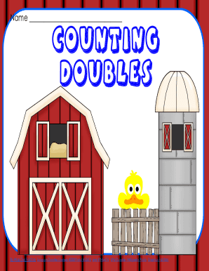 Doubles Math Activity Worksheet