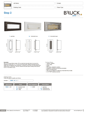 Step 2 Outdoor Brick Step Light Order Form