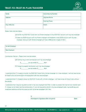 OSGP 457 Trust-to-Trust Transfer Form