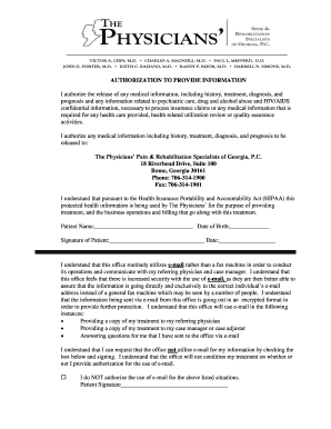 Authorization to Release Medical Information