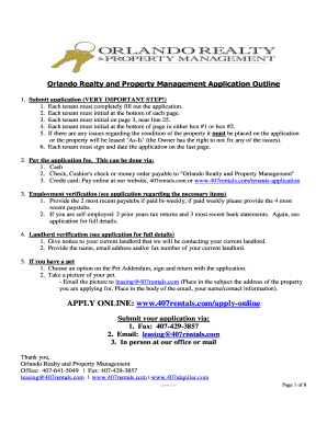 Orlando Realty and Property Management Application