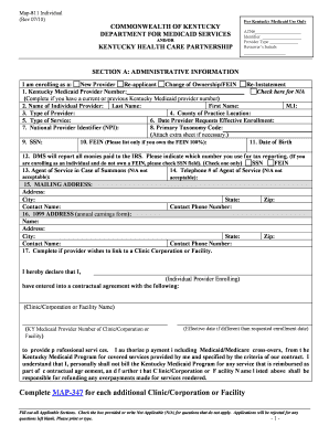 Kentucky Medicaid Individual Provider Application