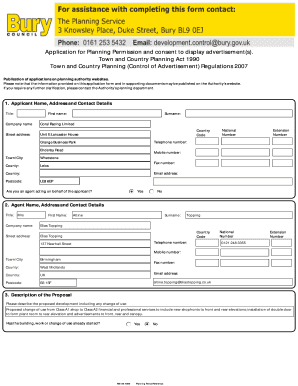 UK Planning Permission Application