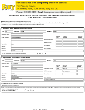 Householder Application for Planning Permission