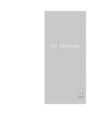 Infiniti Warranty Change of Address Notification