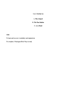 Airport Vocabulary and Dialogue Practice