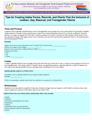 Tips for Creating Intake Forms Records and - Health Imperatives - hcsm