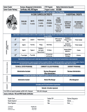 Medical Administrative Specialist Program Form