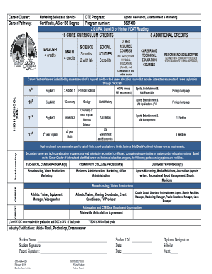 Sports Marketing Career Program Form